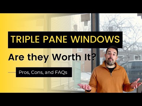 فيديو: كم هي النوافذ الزجاجية Andersen؟