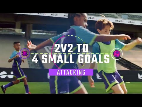 2v2 to 4 Goals: Attacking | Fun Soccer Drills by MOJO