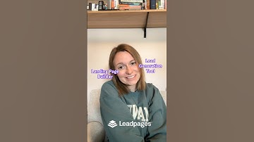 A landing page builder and lead generation tool all-in-one with Leadpages