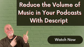 How to Reduce Music Volume with More Control in Descript - Do Not Use the Ducking Feature