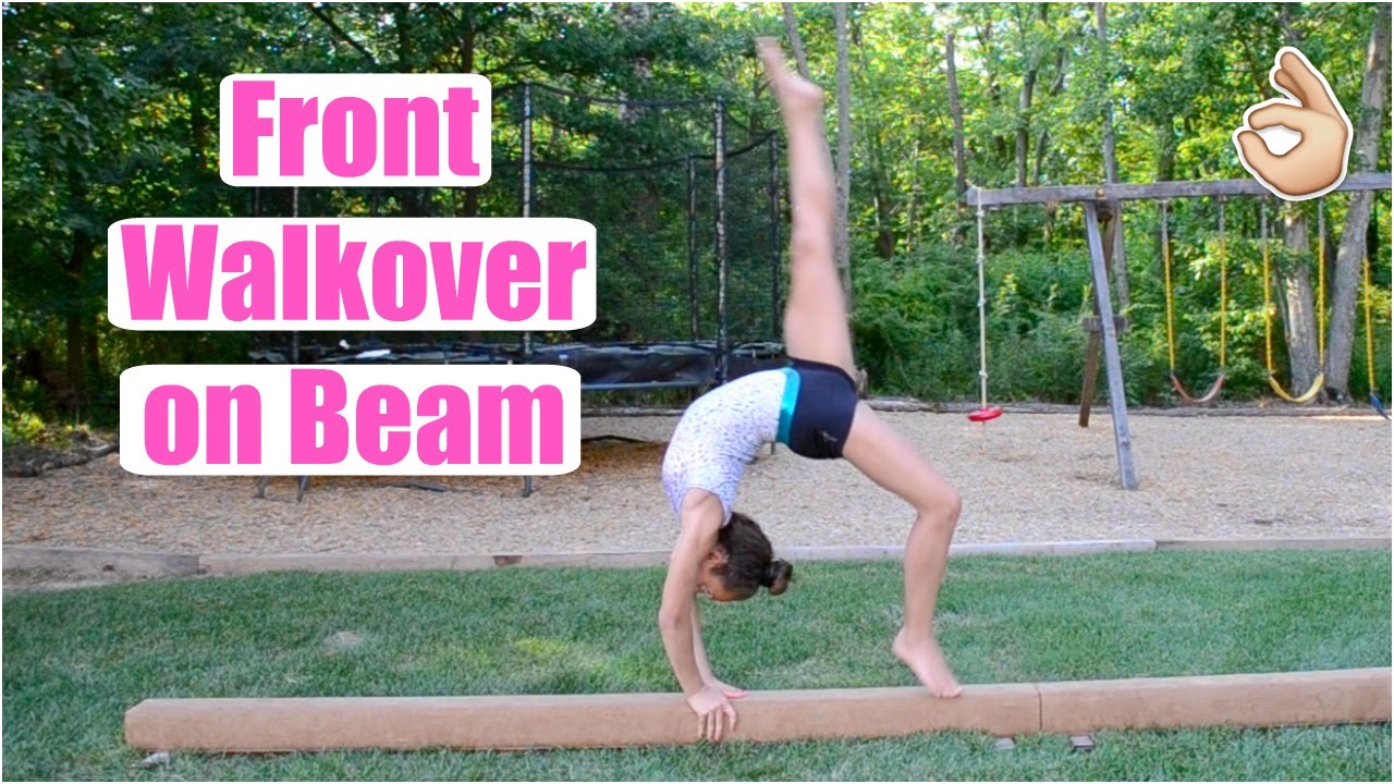 How To Do A Front Walkover On Beam Everyday Gymnastics Youtube How To Do A Front Walkover On Beam Everyday Gymnastics Youtube