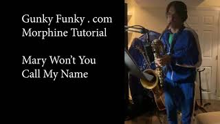 Mary Won&#39;t You Call My Name: Morphine Tutorial with Sheet Music by Gunky Funky