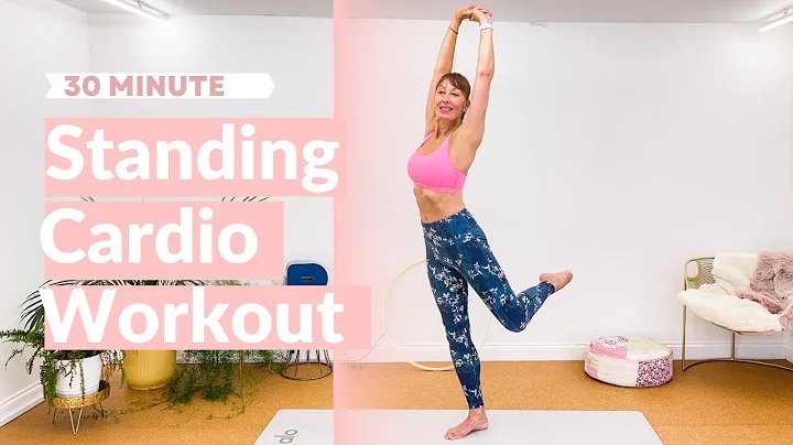 Standing Pilates Cardio Workout- Low Impact  No Ju...