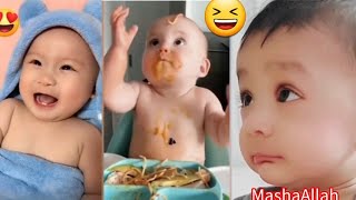 Cute funny baby😄 MashaAllah | #cute #trynottolaugh #funny #baby
