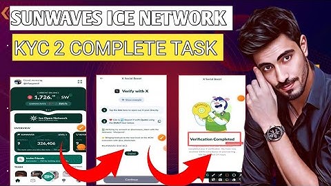 Sunwaves kyc step 2! Twitter verification! Full method explained! Meher point
