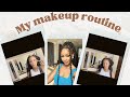 My hair and makeup routine 2023 extremely detailed  frontal installation  makeup for beginners