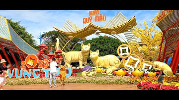 Cùng nương đi hội hoa xuân Vũng Tàu rất đẹp- Út Nương Vlog