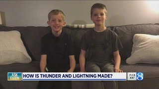 How is thunder and lightning made?
