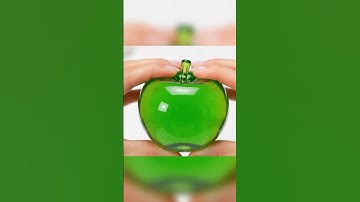 Breaking green apple #ai #aiart #asmr #glasscutting #satisfying #asmrsounds