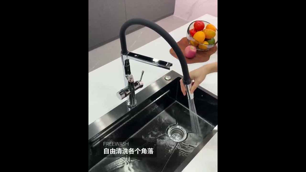 Geagle 8970 Dual Control Intelligent Kitchen Faucet | Touchless & Smart LED Display