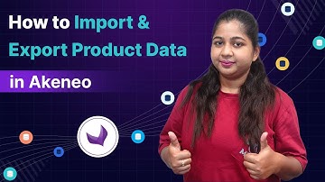 How to import/export product data in Akeneo PIM