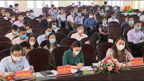 Đoàn ĐBQH tiếp xúc cử tri tại huyện Hoa Lư