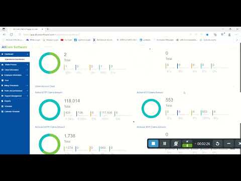 All Care Software Dashboard