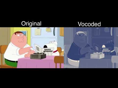 Bird is the word Original and Vocoded side by side and in synced Bird is the word Original and Vocoded side by side and in synced