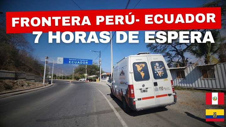 Nos para la POLICIA en PERÚ a pocos KM de la FRONTERA con ECUADOR  🚨 🚧