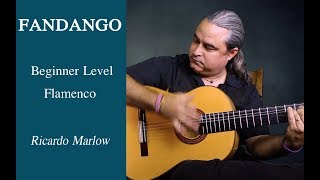 EliteGuitarist.com - Fandangos for Beginners Flamenco Guitar Lesson - Ricardo Marlow 1/7