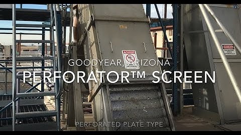 Goodyear, AZ   Perforated Plate Screen
