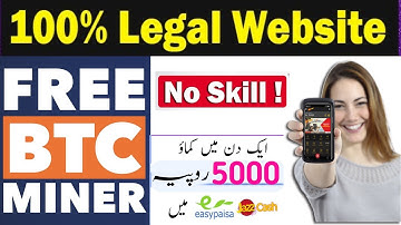 New Free Crypto Cloud Mining Website || New Free BTC Mining Site 2021 || 0 Investment