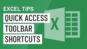 Excel Quick Tip:  Quick Access Toolbar Shortcuts