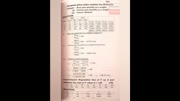 B.Com(ADC) part 1. solve paper 2010 (Regular) Statistics & Business Math solve answer solve 10 years