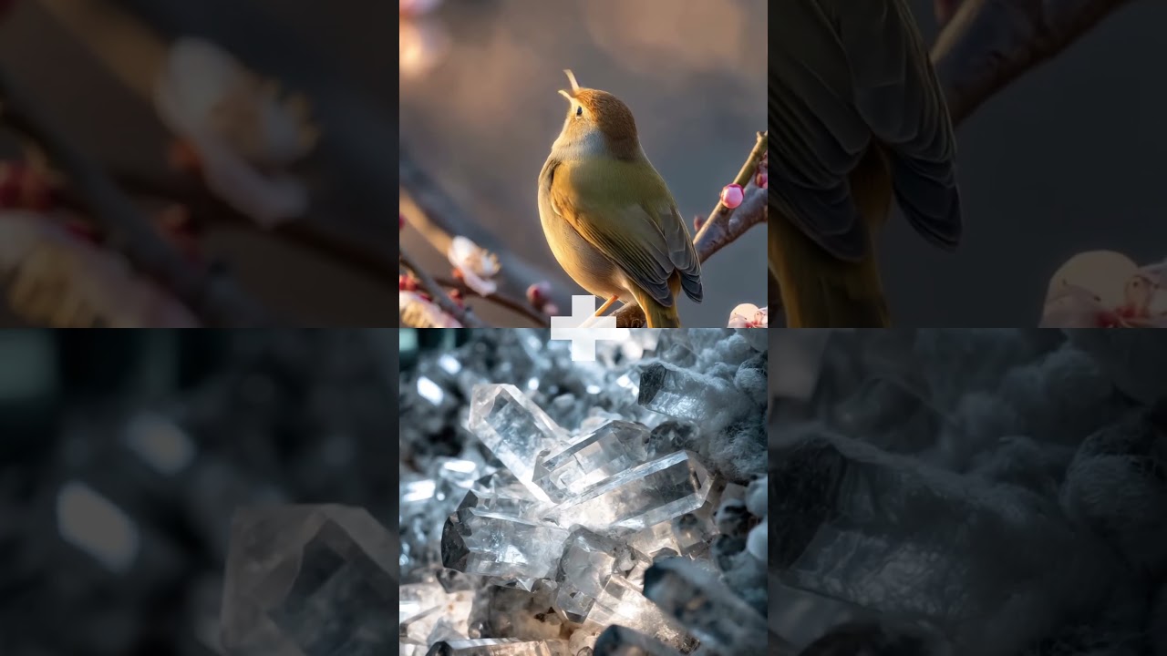A nightingale made of crystal: 