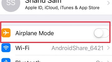 Enable And Disable Aeroplane mode And Problem Solve || in Apple iPhone 5,6,7,8