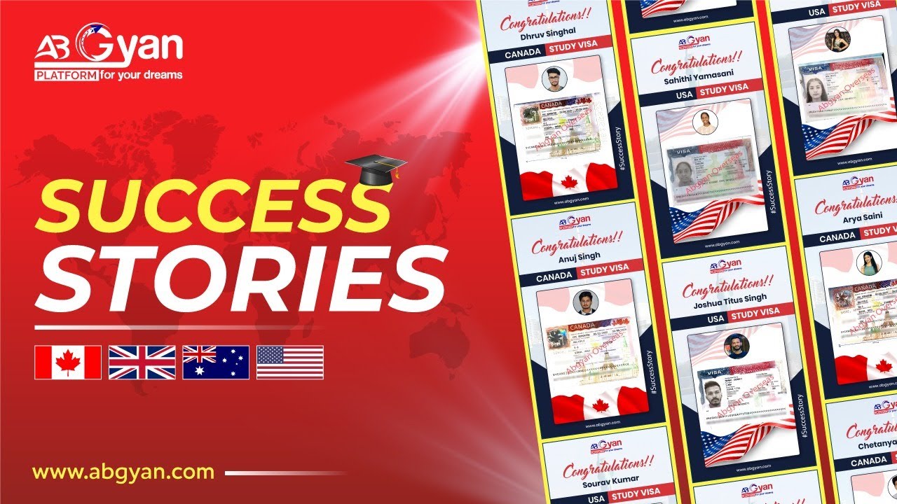 Success Stories #EducationGoals #StudyAbroad #StudentVisa #AbgyanOverseas #SuccessStories