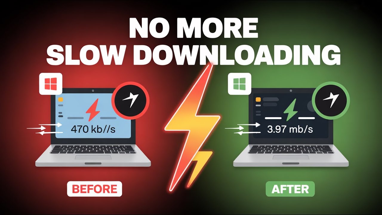 SLOW DOWNLOADING on Windows Try THIS FREE Tool & Boost SPEED Instantly ...