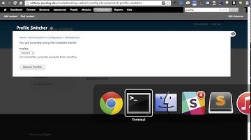 Switching install profiles with Drush