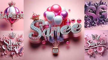 How to create trending images with YOUR NAME for Free.