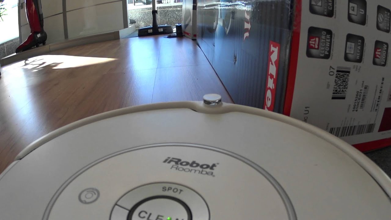 Roomba 531 robot view - YouTube