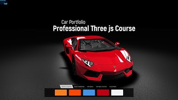 Professional Three js course | Create stunning Portfolios with Three.js and Blender