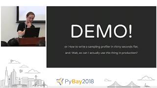 Reproducible Performance - Profiling All the Code ... | Bartosz Wroblewski @ PyBay 2018