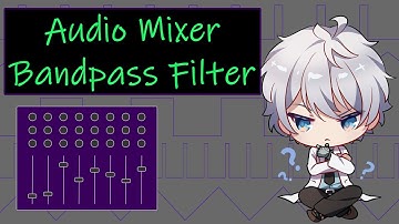 [Audio Mixer] Input 3rd Order Band Pass Filter