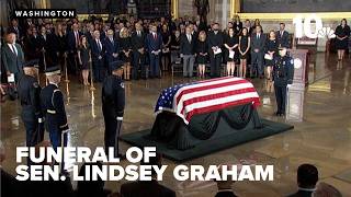 Funeral of Sen. Lindsey Graham held at Washington National Cathedral