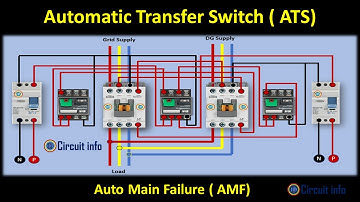 Automatic Change Over Switch for Generator ( ATS) / Auto Main Failure (AMF) Connection@CircuitInfo