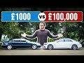 £1000 Luxury Car VS £100,000 Luxury Car!