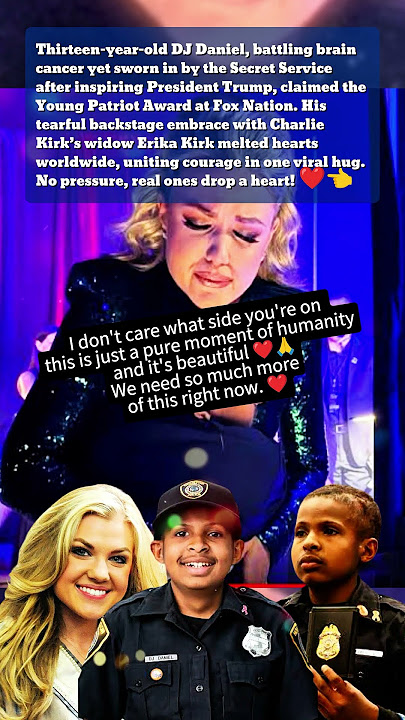 DJ Daniel’s tearful hug with Erika Kirk melts the internet! 😢❤️ Wins hearts! 🙏🔥