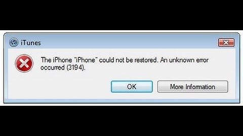 How to fix iTunes Error 3194 for iPhone, iPad & iPod 2017