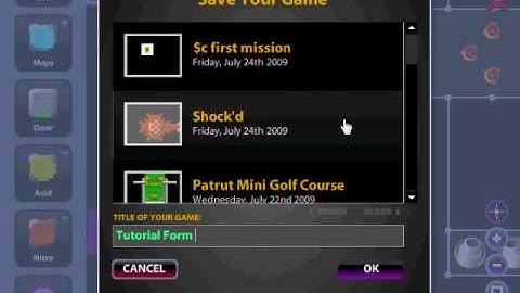 Hypes Sploder Tutorials -  Action -  Simple