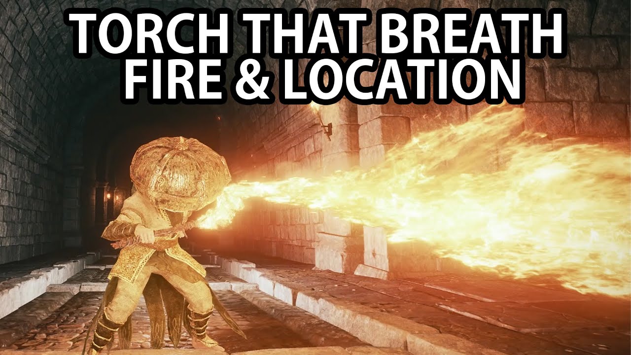 ELDEN RING STEEL WIRE TORCH WITH FIREBREATHER LOCATION CASTLE MORNE