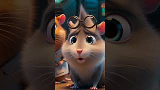Tiny rat fixes doubt globally (Nubs knew) #funnyanimals #cuterats #AIanimals #tinyanimals