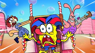 THE Spongebob AMAZING DIGITAL CIRCUS - Ep 2: Candy Carrier Chaos!