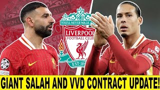 GIANT SALAH & VAN DIJK CONTRACT BOMBSHELL: LIVERPOOL FANS IN UPROAR!