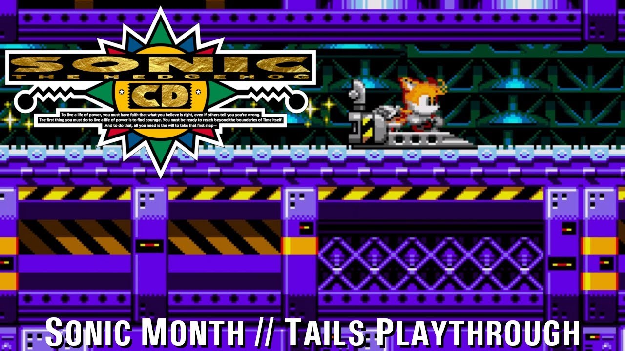 Sonic the Hedgehog CD (2011) Playthrough ~ Miles "Tails" Prower - YouTube