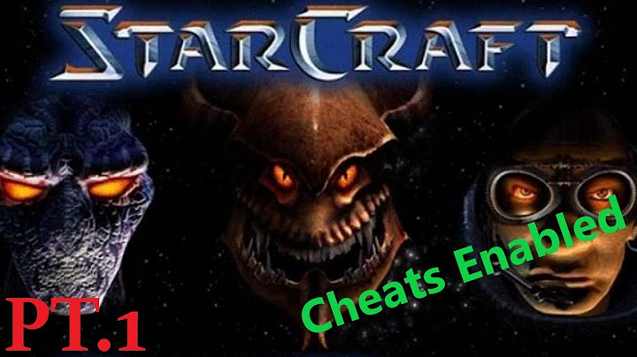 How do you type in cheats in StarCraft?