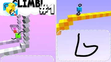 Draw Climber - New Release - Hyper Hybrid Casual - Gameplay Walkthrough (iOS & Android)