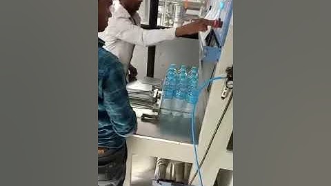 Bottle Shrink wrapping machine Joypack semi Automatic web sealer bundling machine