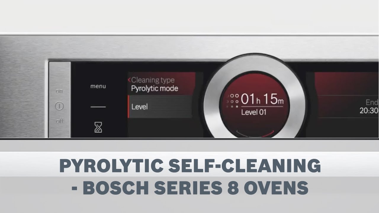 Pyrolytic Self Cleaning Bosch Series 8 Ovens Youtube