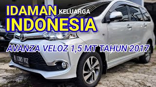 TOYOTA AVANZA VELOZ 1,5 MT TAHUN 2017 , Jualan